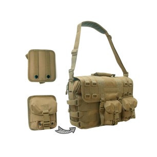 Sac militaire Investigation et Ordi, OPEX, couleur coyote