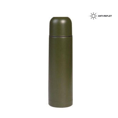 Bouteille isotherme en inox 0,5 L - couleur vert armée