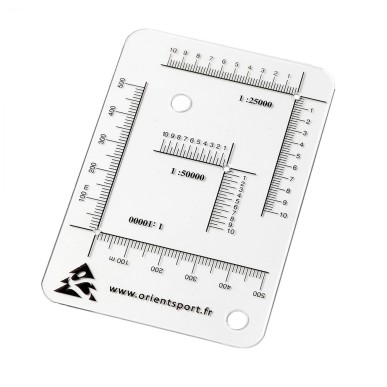 Carré/équerre de report de point UTM - GPS à 3 unités de mesure