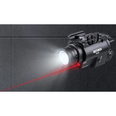 Lampe WL23 Nextorch avec laser rouge pour arme de poing (GLOCK 17, ..)