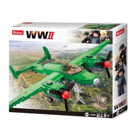 Avion bombardier allié, Sluban (type LEGO militaire)