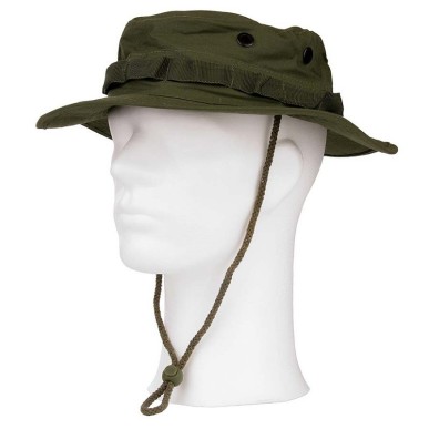 Chapeau de Brousse Militaire, vert armée