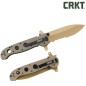 Couteau CRKT forces spéciales "M21-14DSFG", couleur coyote