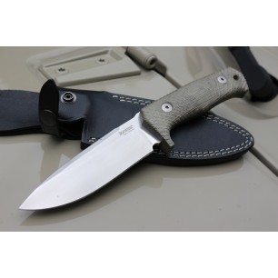 Couteau Lionsteel "T5" Micarta Vert