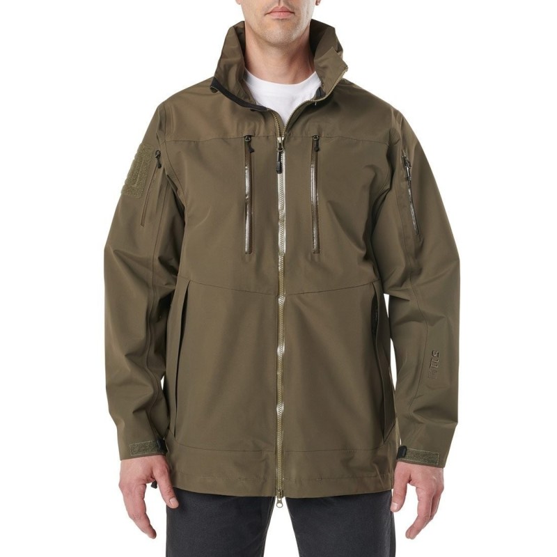 Veste hardshell Imperméable Approach - 5.11, Vert Tundra