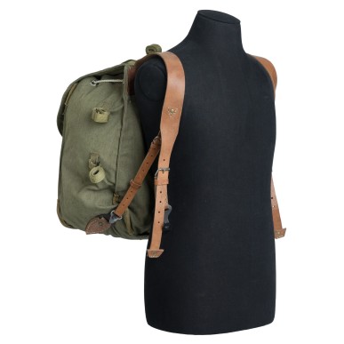 Sac à dos en cuir et toile épaisse, surplus neuf militaire-bushcraft