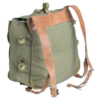 Sac à dos en cuir et toile épaisse, surplus neuf militaire-bushcraft