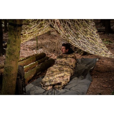 Bâche 3 x 3 m Camo (type multicam) - Snugpak