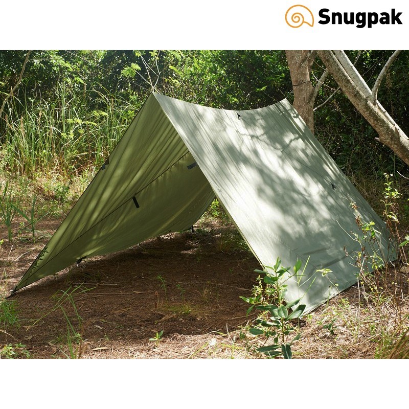 Bâche Tout Temps 3 x 3m, vert militaire - Snugpak