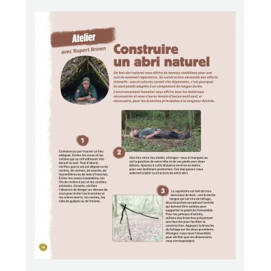 Livre : Le grand guide du bushcraft, d'Alban Cambe