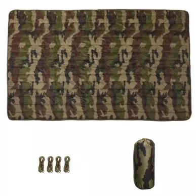 Poncho liner militaire 2,28 x 1,50 m camo armée FR (TOE - A10)