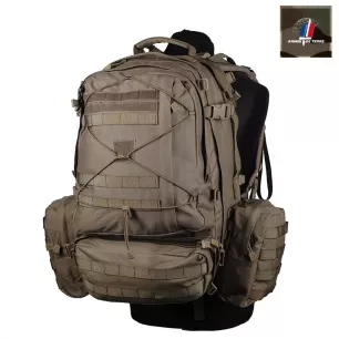 Sac à Dos Musette sable– Félin 45L Armée FR Originale + Réservoir Eau 3L