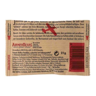 Pastilles énergisantes aviateurs AirmenBeans® guarana-café