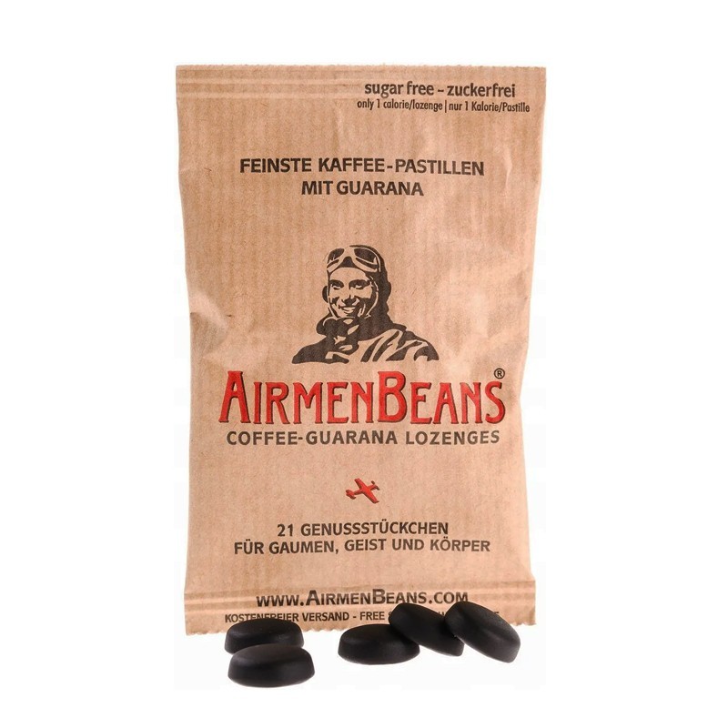 Pastilles énergisantes AirmenBeans® guarana-café