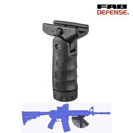 Poignée Avant Pliante,T-FL QR Fab Defense (compatible HK416)