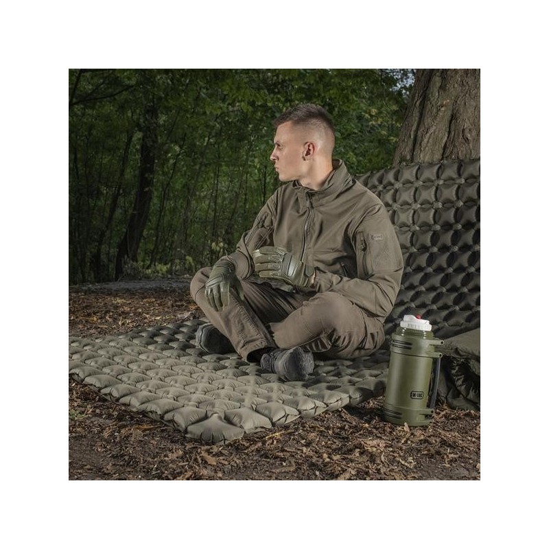 Matelas Gonflable Bivouac M-Tac XL-Large : 195 x 120 cm, vert militaire