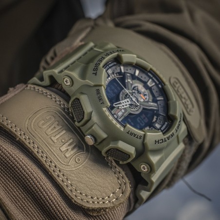 Montre militaire M-Tac, couleur vert kaki