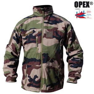 Blouson softshell camo armée fr, imper-respirant, OPEX