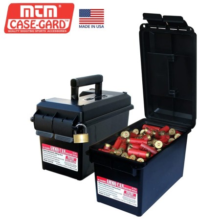 Boîte à munitions en plastique AC50C – MTM Case-Gard - noir ou vert