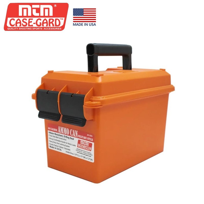 Boîte à munitions AC50C – MTM Case-Gard - couleur orange