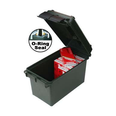 Boîte à munitions en plastique AC50C – MTM Case-Gard - couleur orange