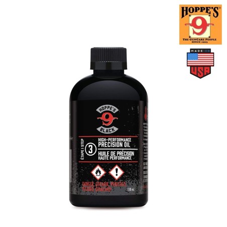 Huile Nettoyante Hoppe's Black pour Arme à feu - 120 ml