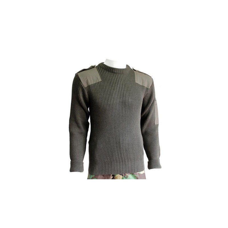 Pull Commando en laine, neuf, orig. armée portugaise, taille L-XL