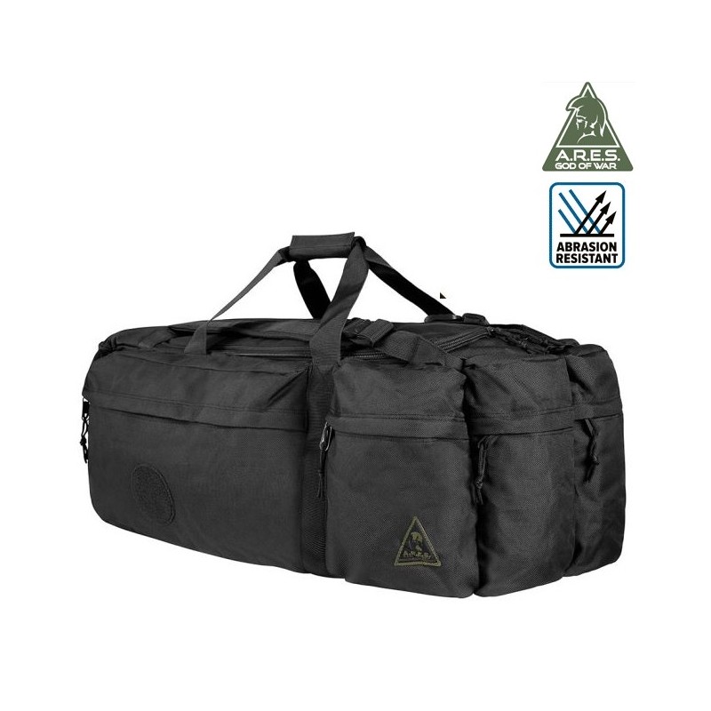 Sac de transport TAP 100 litres, ARES, couleur noir