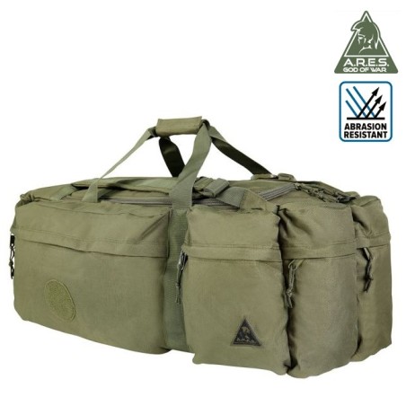 Sac de transport militaire TAP 100 litres, ARES, vert armée