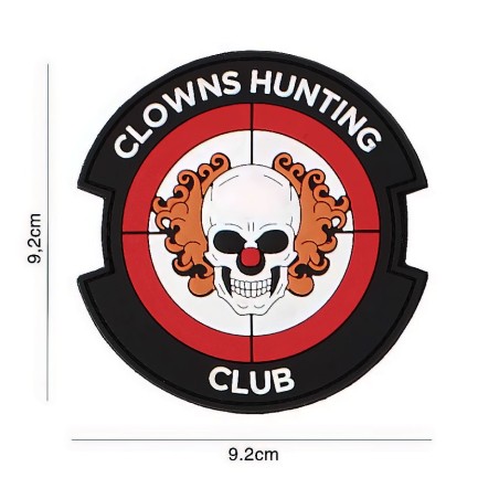 Patch velcro méchant clown "Clowns Hunting Club"