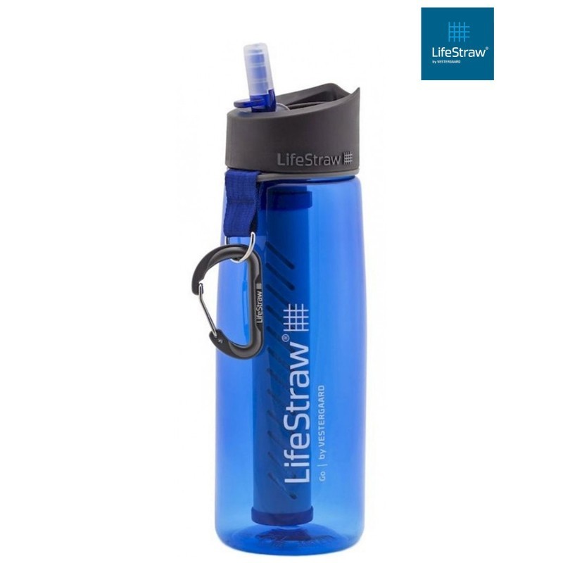 Gourde filtre à eau Lifestraw Go 2 Tritan, cl : bleu royal