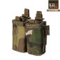 Porte-chargeurs double PA 9mm, 5.11, Multicam