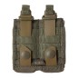 Porte-chargeurs double PA 9mm, 5.11, Multicam