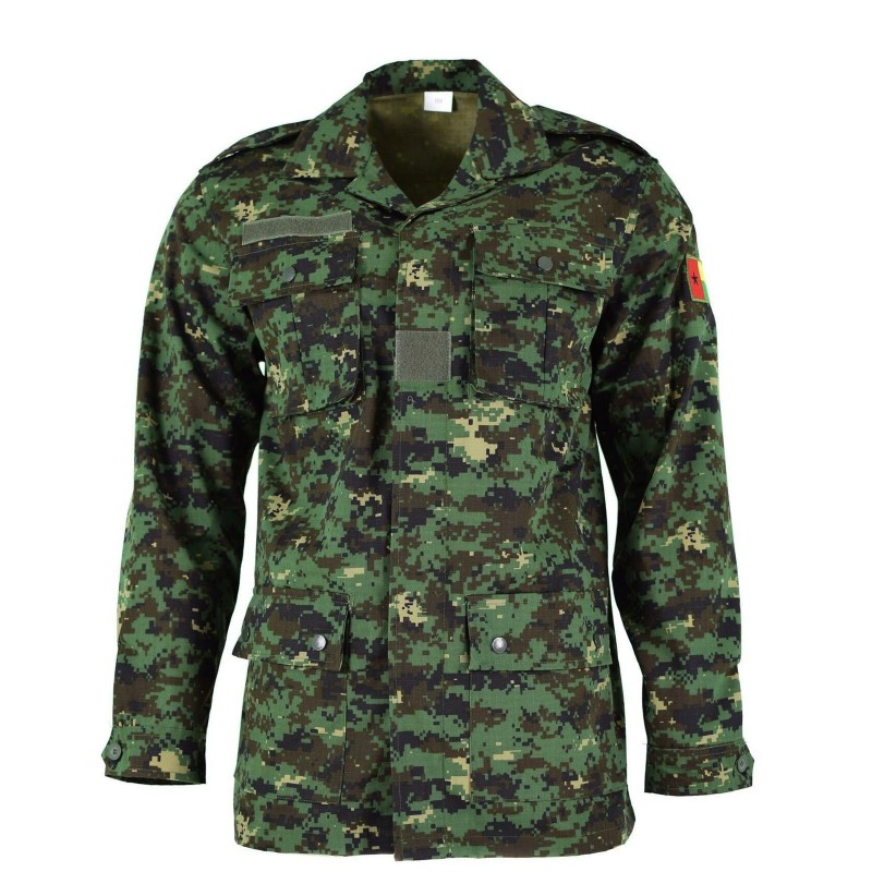 Veste originale militaire de l'Armée de Guinée-Bissau - Camo Jungle Digital